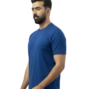 T-shirt Homme Col Rond Manches Courtes Coupe Droite Minimaliste Décontracté Basique Streetwear Vente en Gros Personnalisé Vêtement Quotidien Tendance Tee-shirt Haut - Product Image 6