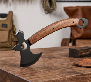 Hache tactique artisanale, hache à pointe pleine longueur personnalisée, outil de camping et de survie en plein air, cadeau d'anniversaire personnalisé - Product Image 1