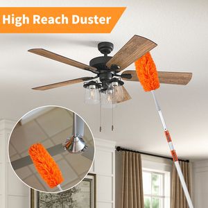 4-Pack 12FT High Reach Microfiber <b>Duster</b> Kit for <b>Cleaning</b> Home Outdoor Ceiling Fans with Chenille Handle - Product Image 5