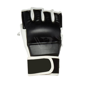 Guantes de Sparring Profesionales de Cuero de Primera Calidad para MMA, Entrenamiento de Kickboxing, Duraderos, Transpirables, con Soporte para Muñeca con Cordones, para Gimnasio - Product Image 4