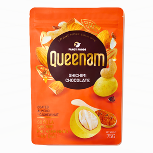 Premium Dessert & Candy Snacks Supplies HALAL Dragee Shichimi <b>Chocolate</b> Coated <b>Almond</b> Cashew Nuts 75G Private Label Custom - Product Image 1