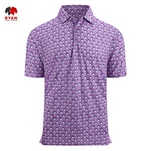 Chemises polo personnalisées Ryan Pro Gear pour hommes, tissu respirant et confortable, col rabattu, imprimé - Product Image 2