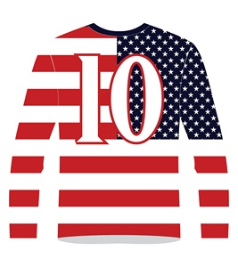 Chemise de compression imprimée par sublimation à séchage rapide pour hommes à manches longues - Product Image 3