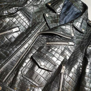 Blousons de moto en toile et cuir pour hommes, très tendance, à prix abordable, personnalisables, robustes, nouveau design, imperméables, avec col montant - Product Image 4