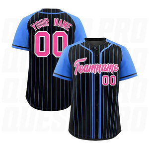 Camisetas de Béisbol con Impresión Personalizada Bajo Demanda, Impresión por Sublimación, Envío Directo, Uniformes de Béisbol Personalizados para Equipos - Product Image 1