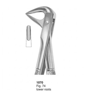 คีมถอนฟัน รุ่น Fig. 74 รากล่าง (แบบอังกฤษ) |   สแตนเลสเกรดพรีเมียม - Product Image 1