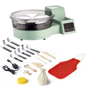 Tornio per Ceramica Elettrico da Tavolo in Alluminio da 11 Pollici, 450W, per Adulti, con Pedale e Velocità Regolabile 30-300 RPM - Product Image 1