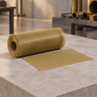 [APEC] Maille de fil de laiton industriel de haute précision, maille de fil de laiton doré pour la décoration intérieure et la filtration industrielle