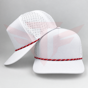 Casquette de baseball homme Tactus Industries à 6 panneaux, design déchiré et vieilli, toile 100% polyester, style vintage, broderie 3D dorée - Product Image 6