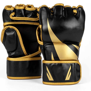 ถุงมือ MMA ขายส่งพร้อมโลโก้สั่งทำพิเศษ รุ่นขายดีประจำปี 2024 สำหรับฝึกซ้อม ต่อยมวยไทย ซ้อม UFC ต่อสู้ ทำจากวัสดุ PU ป้องกันการกระแทก - Product Image 3