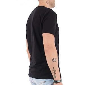 T-shirt de sport pour homme de haute qualité, col en V, manches courtes, couleur unie, prix attractif - Product Image 4