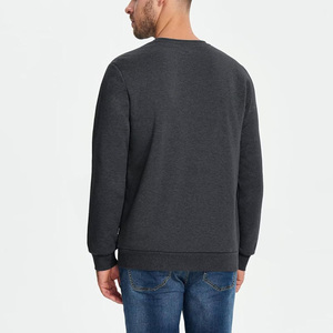 Sweat-shirt homme de qualité supérieure, logo personnalisé, col rond en polaire, confortable, streetwear pour les occasions décontractées et l'entraînement sportif - Product Image 2