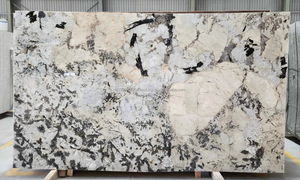 หินแกรนิตอินเดียแบล็คกาแล็กซี่พรีเมียม ดีไซน์ทันสมัย ขัดเงา กันน้ำ แผ่นและบล็อกแบบกำหนดเองได้ สำหรับพื้นที่รับประทานอาหารภายในบ้าน ลายร่อง - Product Image 4