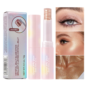 Barra Iluminadora Crystal Jelly Glaze, 6 Colores, Hidratante, Larga Duración, con Brillo, para Ojos, Marca Privada - Product Image 1