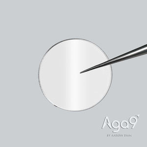 Aga9 Single Crystal 12mm Diameter Round Diamond <b>Plate</b>, Both <b>Sides</b> Polished, 0.4mm Thickness - Product Image 3