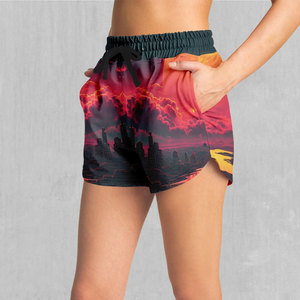 Shorts Sublimados para Mujer, Corte Regular, Transpirables y Ligeros, con Logotipo Personalizado, Precio al por Mayor, para Uso en Exteriores, Shorts Casuales para Mujer - Product Image 3
