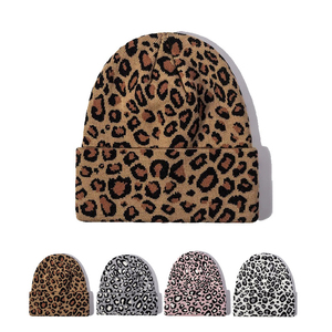 MILIENZ OEM Custom Logo Digital Printed Jacquard Acrylic Beanie <b>Women</b> <b>Winter</b> <b>Hats</b> Wind-Proof Skull Design Sports Hip-Hop - Product Image 3