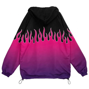 Chaqueta Cortavientos Impermeable para Hombre, Tallas Grandes, Personalizada con Sublimación, Chaqueta Anorak con Estampado Completo - Product Image 2