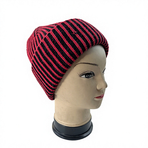 Wholesale Personalized Knit <b>Beanie</b> Logo OEM High Quality Adult Wool Blend Winter <b>Slouchy</b> <b>Hat</b> Manufacturer 2026 Breathable - Product Image 2