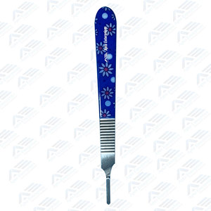 Manche de scalpel chirurgical bleu imprimé, prix de gros, meilleure vente, sur mesure, bonne qualité - Product Image 2