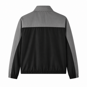 Veste coupe-vent légère pour homme avec logo personnalisé, imperméable, color block, pour sports de plein air, pull à demi-zip, coupe-vent décontracté - Product Image 3