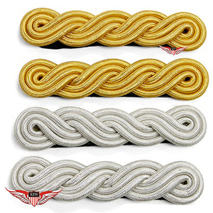 KEW Vintage Embroidered Customized Color & Material <b>Braided</b> Epaulettes Shoulder Board Luxury Garment <b>Accessory</b> Durable - Product Image 5