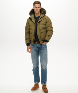 Custom Men’s Puffer <b>Jacket</b> For Winter Premium Casual Outdoor Wear For Men's Windproof <b>Zipper</b> Closure Side <b>Pockets</b> Men's Coat - Product Image 6