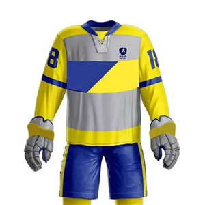 Conjunto de Uniforme de Hockey sobre Hielo para Hombre, Ropa de Equipo Premium, Cómoda, Duradera, Diseño Listo para el Juego, Ropa de Entrenamiento para Partidos - Product Image 6