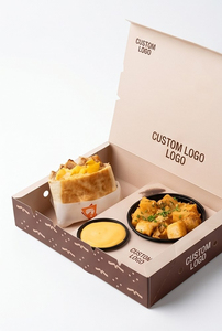 Boîtes en carton pour aliments, conçues avec des matériaux adaptés aux produits alimentaires et une structure robuste, idéales pour l'emballage des aliments et des produits chauds. - Product Image 4