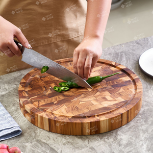 Planche à découper en bois d'acacia massif, durable, directement de l'usine Smartwood : TitanBlock Elite - Product Image 3