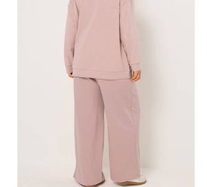 กางเกงวอร์มขายาวผู้หญิงรุ่นใหม่ปี 2026 ผ้าฝ้ายฟลีซ แห้งเร็ว ระบายอากาศดี มีเชือกผูกเอว เหมาะสำหรับออกกำลังกาย - Product Image 2