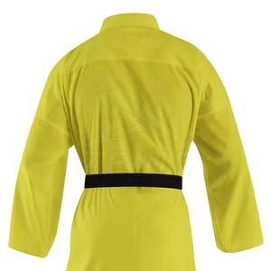 Traje de Karate Profesional de Algodón, Uniforme de Artes Marciales, Suave, Cómodo, Transpirable, Diseño Duradero, Personalizable, Cintura Alta, para Entrenamiento - Product Image 3