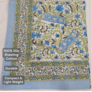 Premium Classic Pigment Printed 200TC 100% Cotton King Size (90x108") 3-Piece <b>Bedding</b> Set <b>Super</b> <b>Soft</b> Breathable Durable Summer - Product Image 4