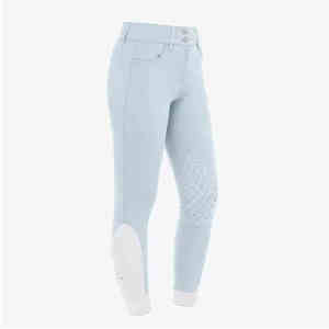 Leggings d'équitation en cuir véritable de qualité supérieure pour femmes, élégants, taille haute, avec grip doux et assise antidérapante - Product Image 2