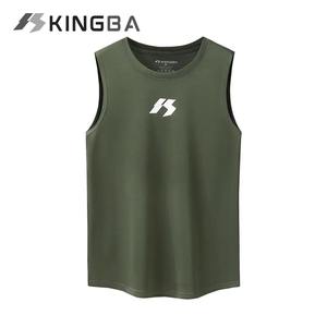 Débardeur de sport pour homme en coton 100% lavé, décontracté et solide, séchage rapide, pour la musculation et le fitness - Product Image 6