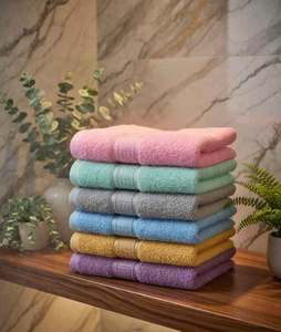 Serviettes en coton du Vietnam en gros avec microfibre au meilleur prix - Serviettes de visage/bain/mains/bébé/cuisine/plage - Product Image 2