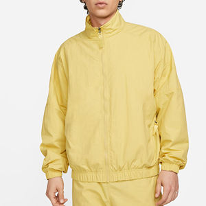 ชุดวอร์มกันลมแบบมีซิปสำหรับผู้ชาย  ชุดเซ็ตเสื้อแจ็คเก็ตและกางเกงวอร์ม  ผ้าไนลอน  สำหรับออกกำลังกาย - Product Image 2