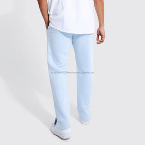 Pantalons évasés pour hommes, nouvelle mode, respirants, en toile, taille haute élastique, sur mesure, légers, de haute qualité - Product Image 6