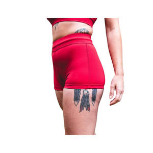 Pantalones Cortos de Compresión Unisex Personalizados OEM, Sin Costuras, de Nylon y Spandex Acanalado, Ropa Deportiva para Correr, Ciclismo y Entrenamiento - Product Image 5