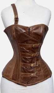 Wholesale OEM Customizable Gothic Wedding Breathable Quick Dry Medium Control Waist <b>Trainer</b> Lingerie Overbust Leather Corset - Product Image 1