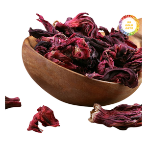 Fleurs d'hibiscus séchées cueillies à la main en vrac pour les boissons créatives, le thé et les recettes culinaires - Product Image 5