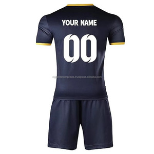 Maillot de football sublimé pour jeunes de haute qualité pour hommes avec numéro de logo de nom d'équipe personnalisé Service OEM Coupe automatisée - Product Image 5