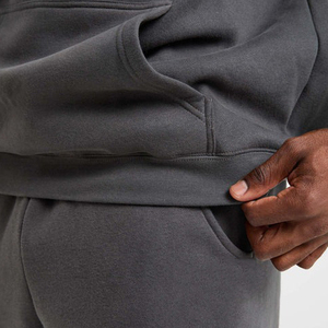 Sweat à capuche oversize en coton personnalisé pour l'hiver, coupe droite, streetwear de luxe pour hommes, vente en gros - Product Image 6