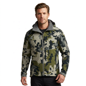 Vêtement de sport unisexe personnalisable en microfibre respirante, imperméable, à séchage rapide, avec capuche, fermeture éclair et col montant, pour toutes les saisons. - Product Image 1