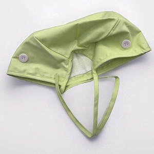Ensemble de bonnets médicaux d'hôpital : Nouveaux modèles élégants en coton imprimé pour infirmières, chirurgiens et médecins - Product Image 3