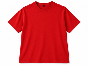 T-shirt en coton bleu clair coupe classique unisexe à manches courtes col rond avec logo personnalisé tissé sur le devant, éco-responsable, style streetwear décontracté - Product Image 2