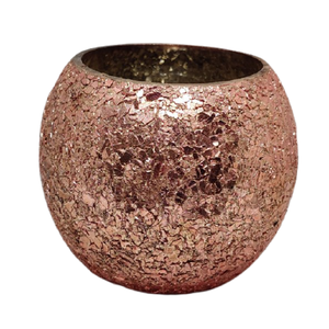 2024 luxe personnalisé argent petite mosaïque verre support votif vente chaude décor à la maison multi-usages fabriqué à la main ovale nouveau luxe - Product Image 4