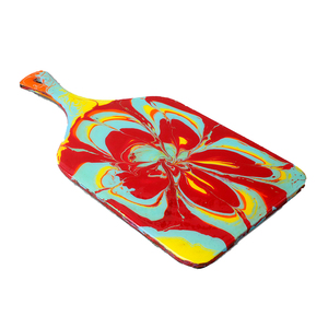 Tabla de Cortar de Madera Maciza Natural con Diseño Moderno, Apta para Lavavajillas, para Cocina, Verduras, Carne y Frutas - Product Image 2