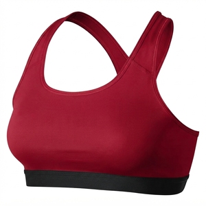 Sujetador deportivo transpirable de doble acolchado para mujer, de seda y algodón, para yoga, fitness y running, a prueba de golpes - Product Image 2