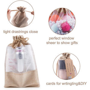 Sacs d'emballage en jute sur mesure avec fermeture à cordon pour des solutions de rangement sûres et pratiques - Product Image 3
